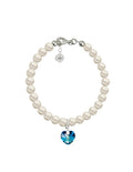 Pulsera de Mujer Perlas y Cristal Swarovski Plata.925