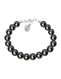 Pulsera de Mujer Perlas de cristal Swarovski Plata.925