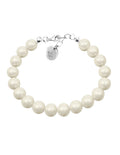 Pulsera de Mujer Perlas de cristal Swarovski Plata.925