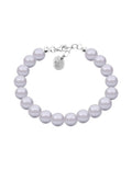 Pulsera de Mujer Perlas de cristal Swarovski Plata.925