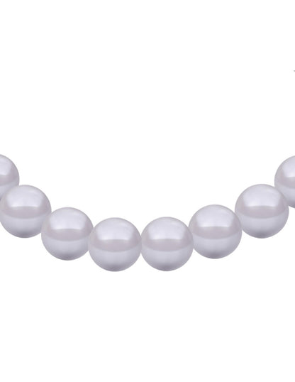 Pulsera de Mujer Perlas de cristal Swarovski Plata.925