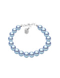 Pulsera de Mujer Perlas de cristal Swarovski Plata.925