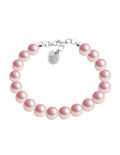 Pulsera de Mujer Perlas de cristal Swarovski Plata.925