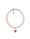 Pulsera de Mujer Perlas y Cristal Swarovski Plata.925