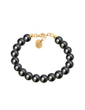 Pulsera de Mujer Perlas de cristal Swarovski Chapa Oro 18k