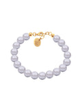 Pulsera de Mujer Perlas de cristal Swarovski Chapa Oro 18k