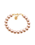Pulsera de Mujer Perlas de cristal Swarovski Chapa Oro 18k