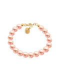 Pulsera de Mujer Perlas de cristal Swarovski Chapa Oro 18k