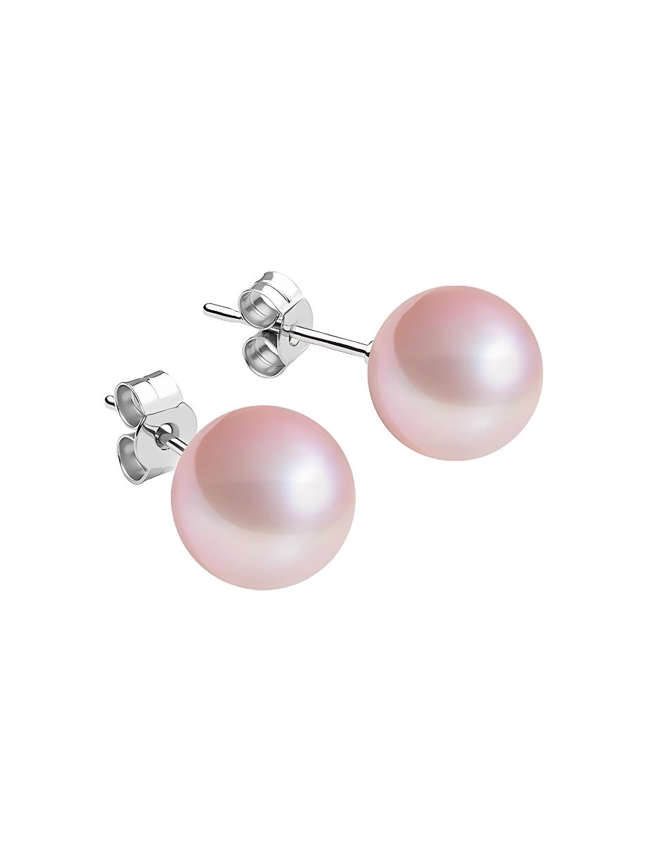 Juego de Broqueles de Perlas de Cristal Swarovski y Plata 925