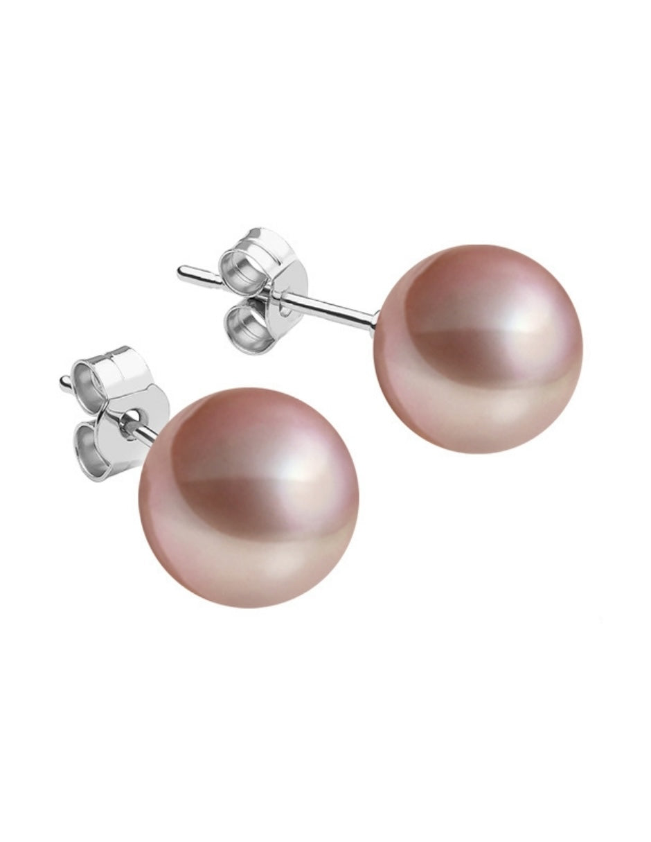 Juego de Broqueles de Perlas de Cristal Swarovski y Plata 925