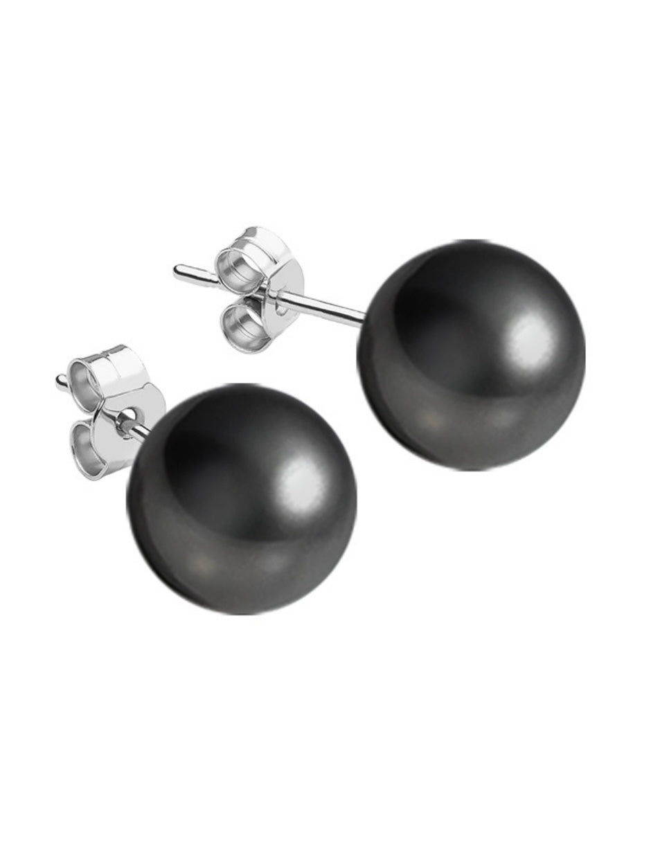 Juego de Broqueles de Perlas de Cristal Swarovski y Plata 925