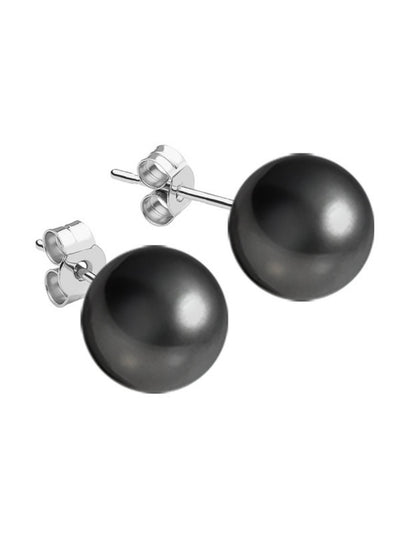 Juego de Broqueles de Perlas de Cristal Swarovski y Plata 925
