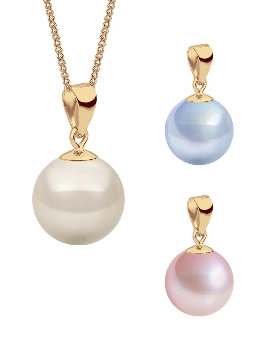 Set Dijes de Perlas Swarovski y Chapa de Oro de 18k Zvezda