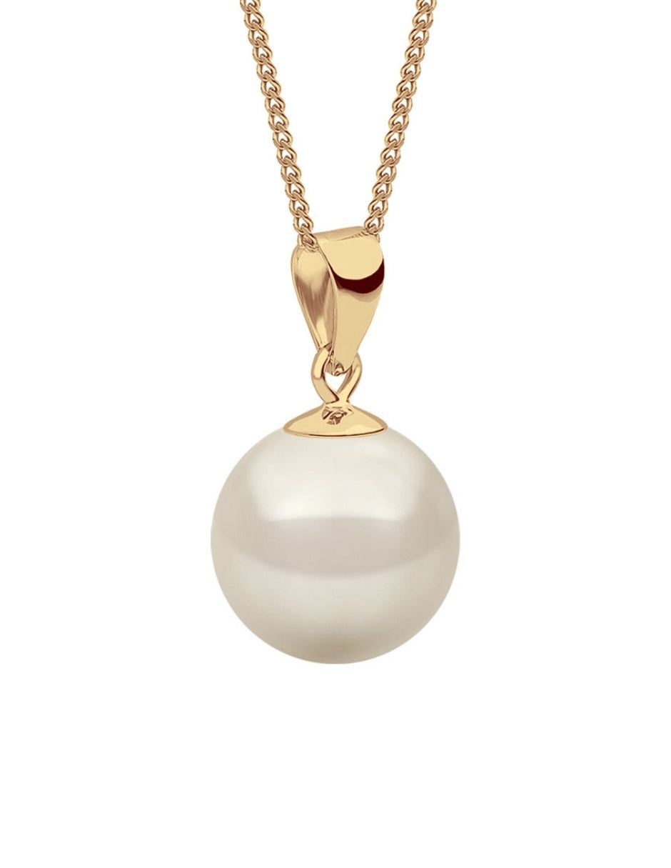 Set Dijes de Perlas Swarovski y Chapa de Oro de 18k Zvezda