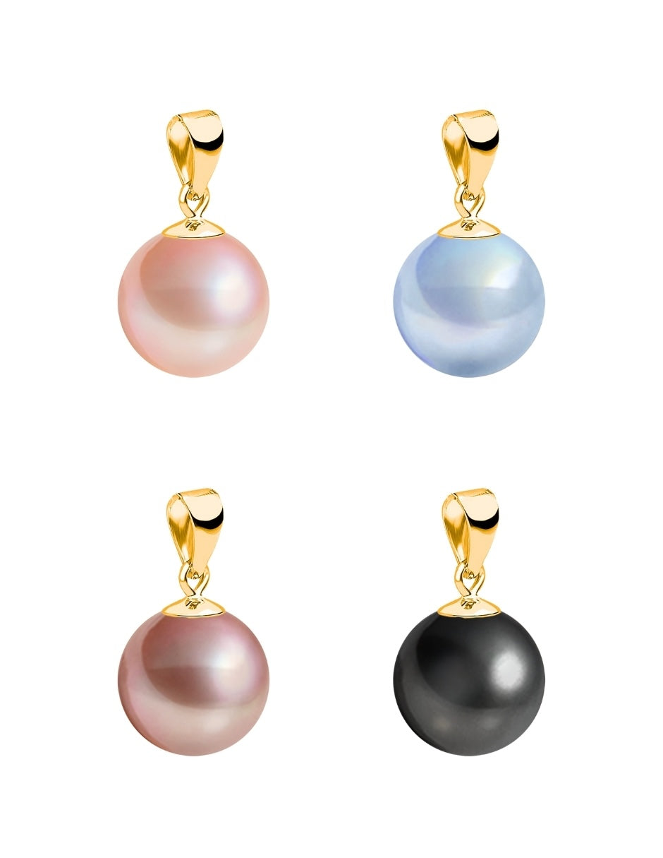 Set Dijes de Perlas Swarovski y Chapa de Oro de 18k Zvezda