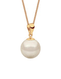 Collar de Mujer con Dije Perlas de Cristal Chapa de oro 18K Zvezda