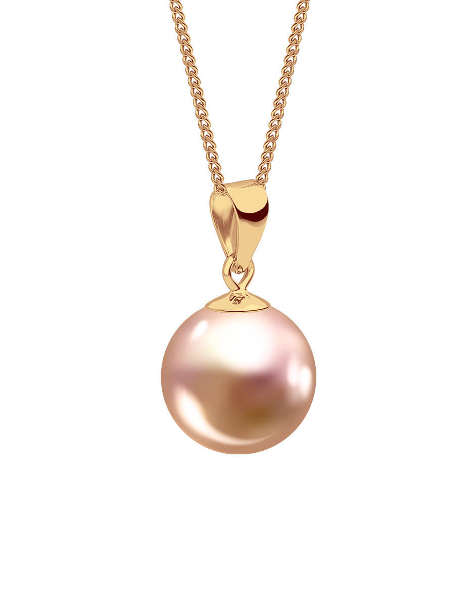 Collar, Aretes y Pulsera de Mujer, Chapa Oro 18k, Perlas de Cristal Zvezda