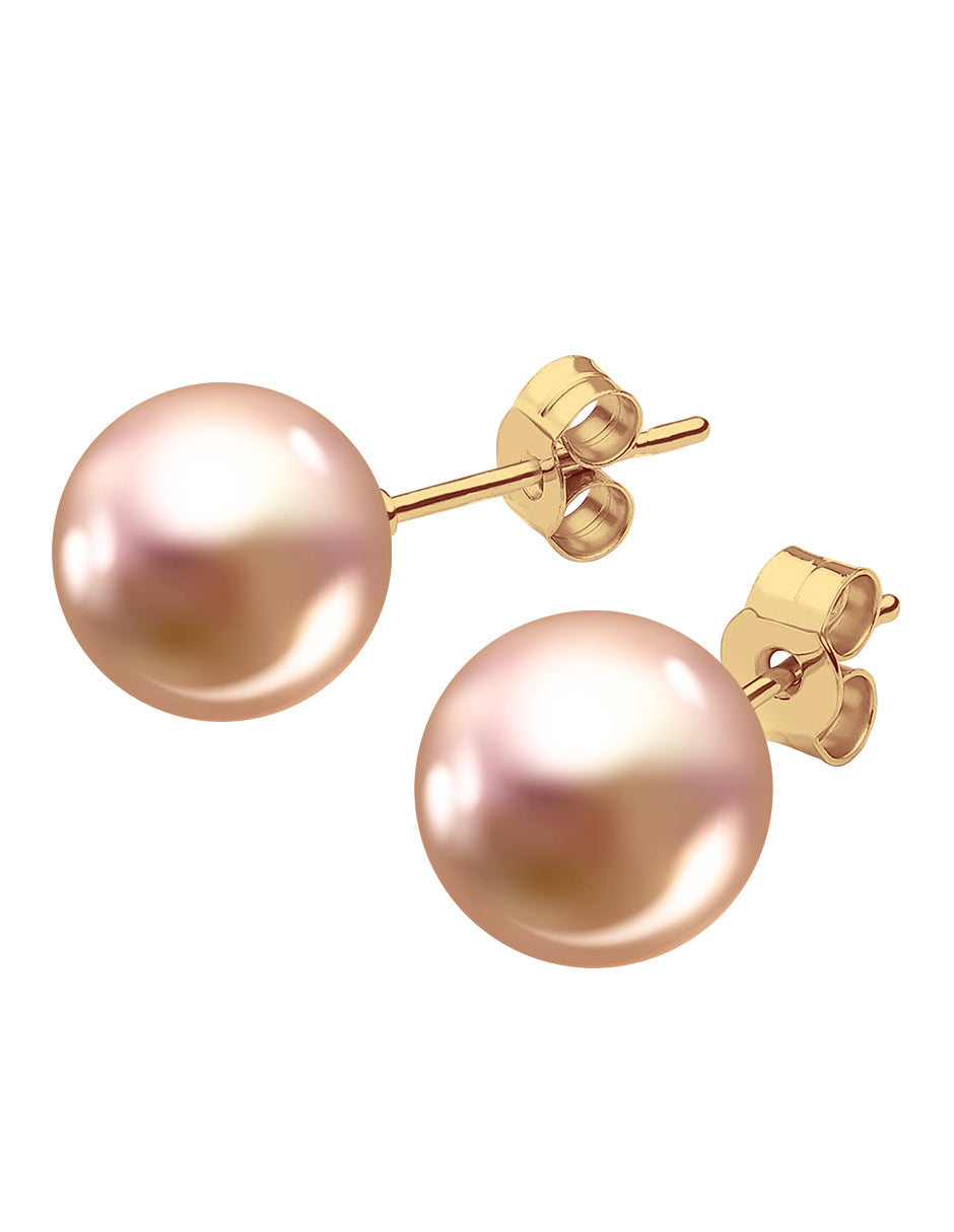 Collar, Aretes y Pulsera de Mujer, Chapa Oro 18k, Perlas de Cristal Zvezda