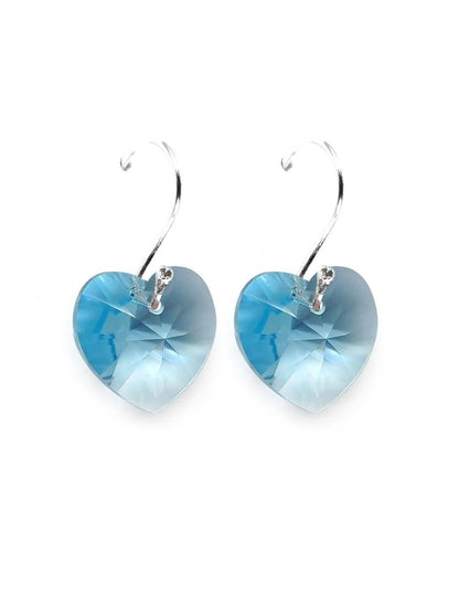 Collar y Aretes de Mujer Plata .925 Heart