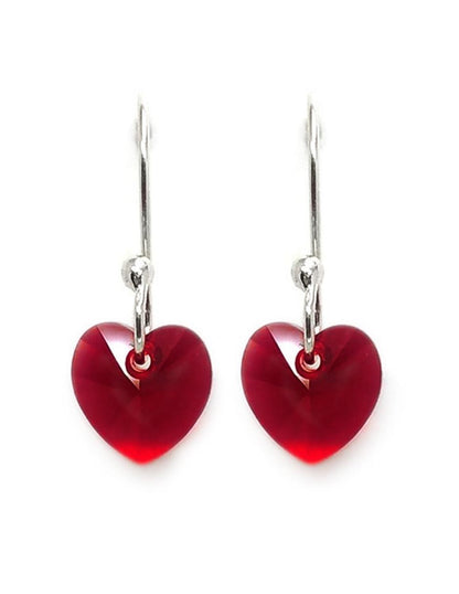 Collar y Aretes de Mujer Plata .925 Heart