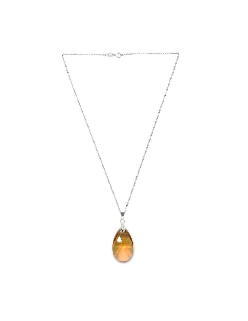 Collar y Aretes de Mujer Plata .925 Leaves